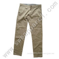 Man's Khaki Leisure Fashion Twill Pants